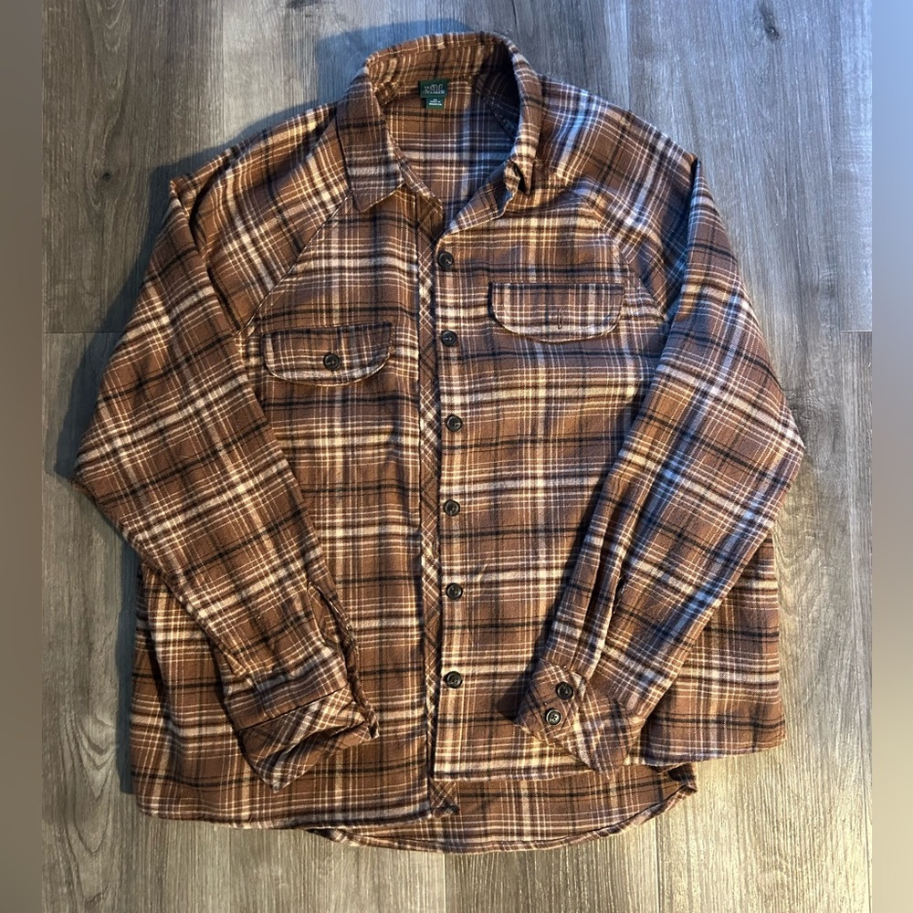 Wild Fable Brown Flannel